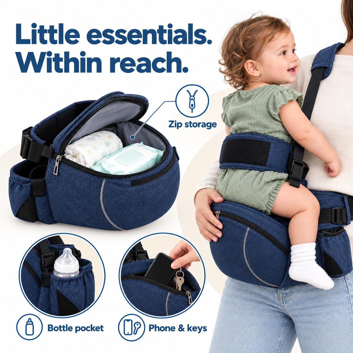 Elyova™ LittleHaven Baby carrier
